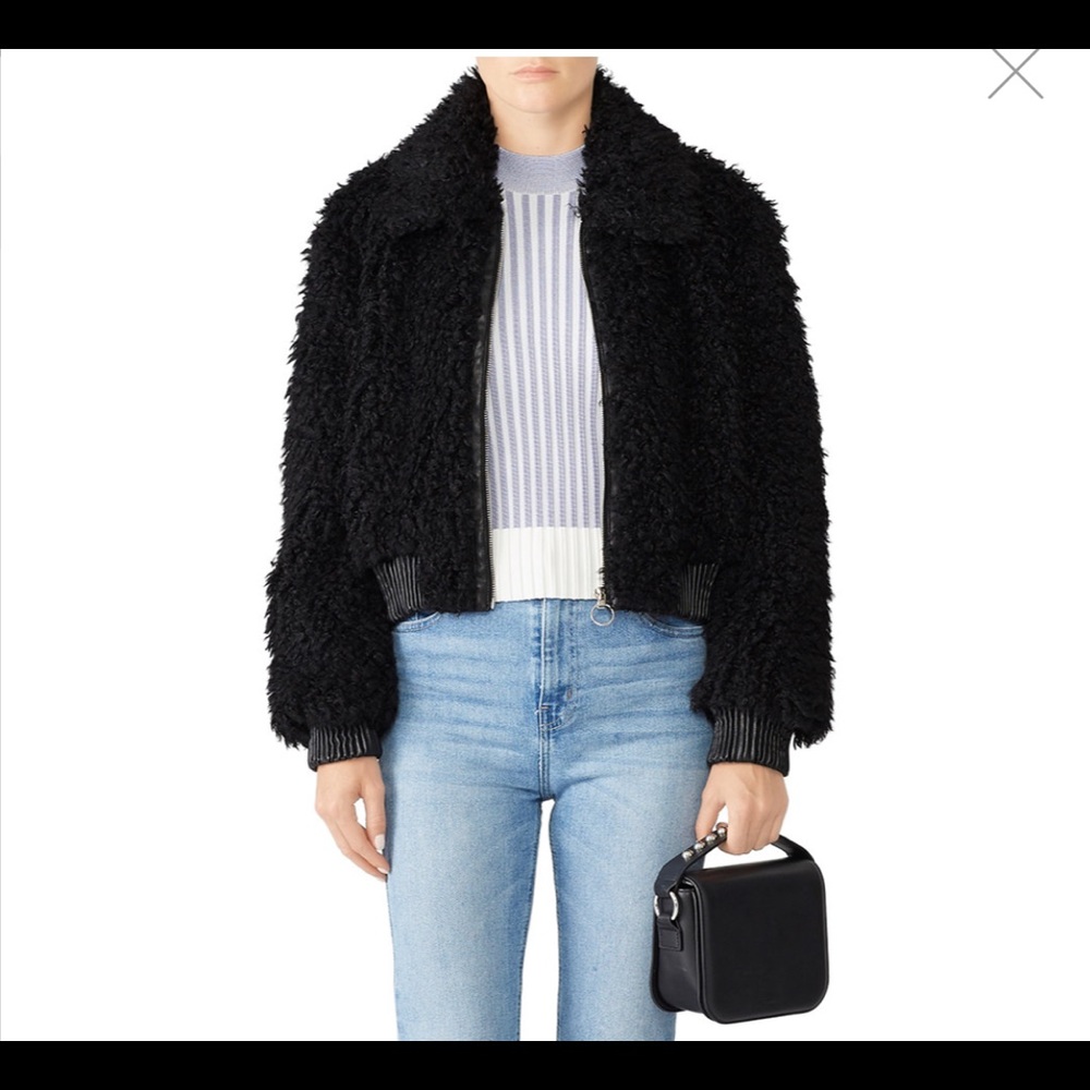 ASTR Sherpa Cropped Jacket